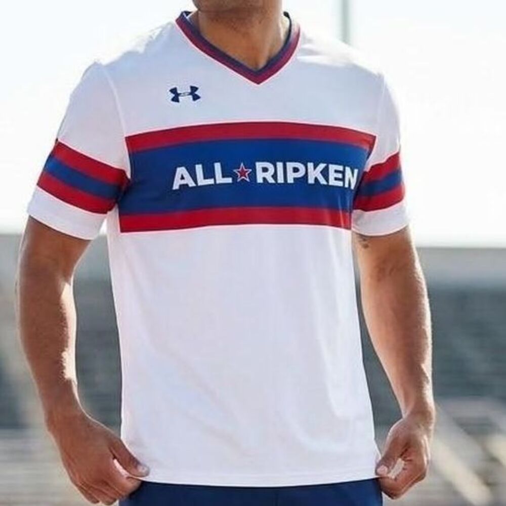 Under Armour All Ripken Baseball Jersey Shirt Small Unisexl sporty Athleisure